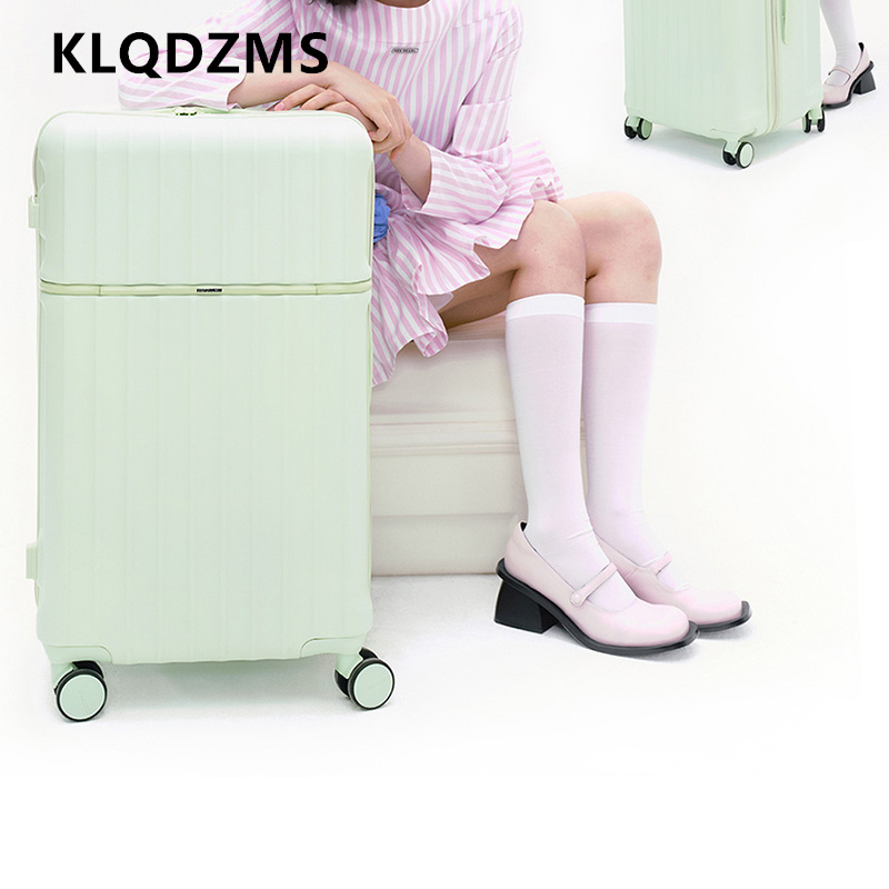 Spinner Wheel Rolling Suitcase 20 Inch - KLQDZMS valise à roulettes grande capacité