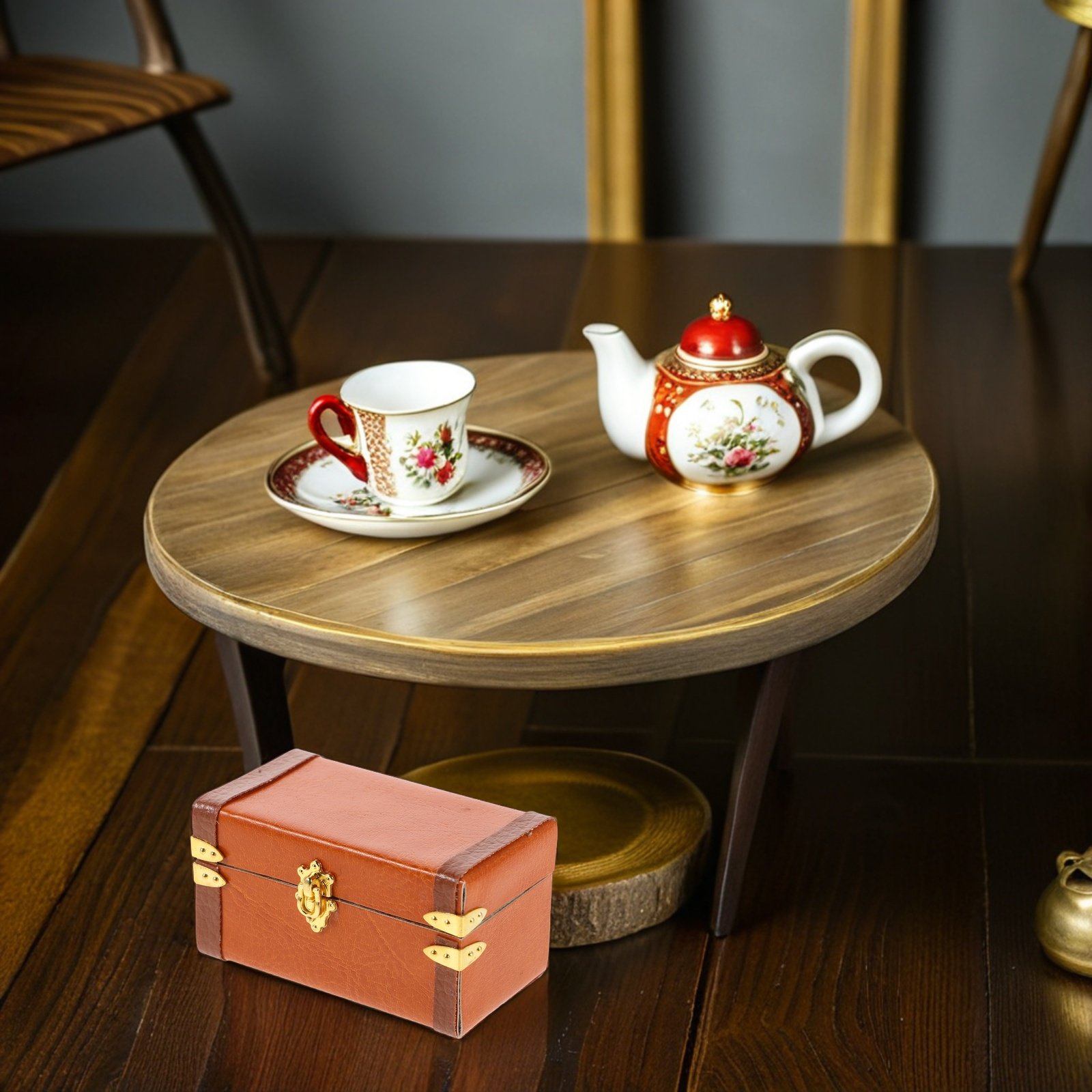 Retro Vintage Trunk Suitcase - Mini-coffre vintage, valise rétro, coffre de