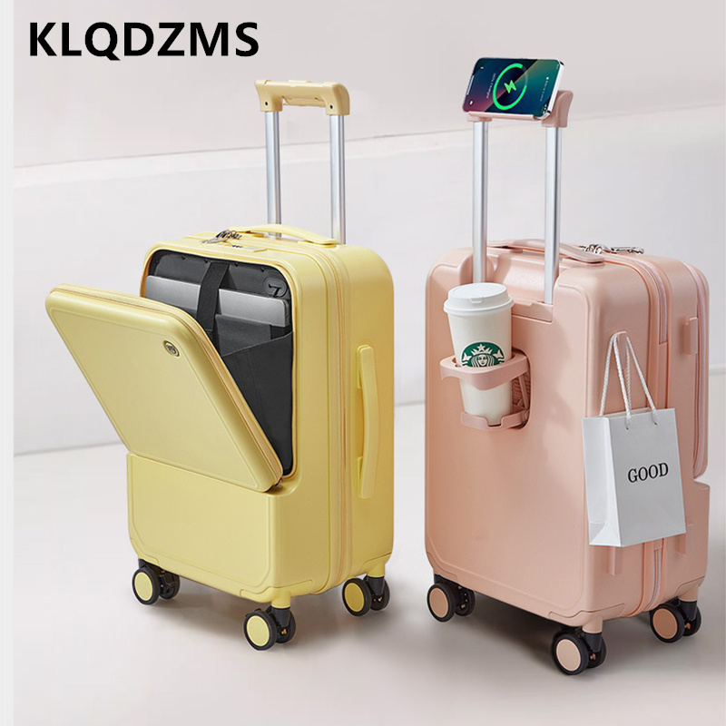 KLQDZMS valise à cadre en alum - Front Opening Laptop Luggage 24 Inch avis et prix