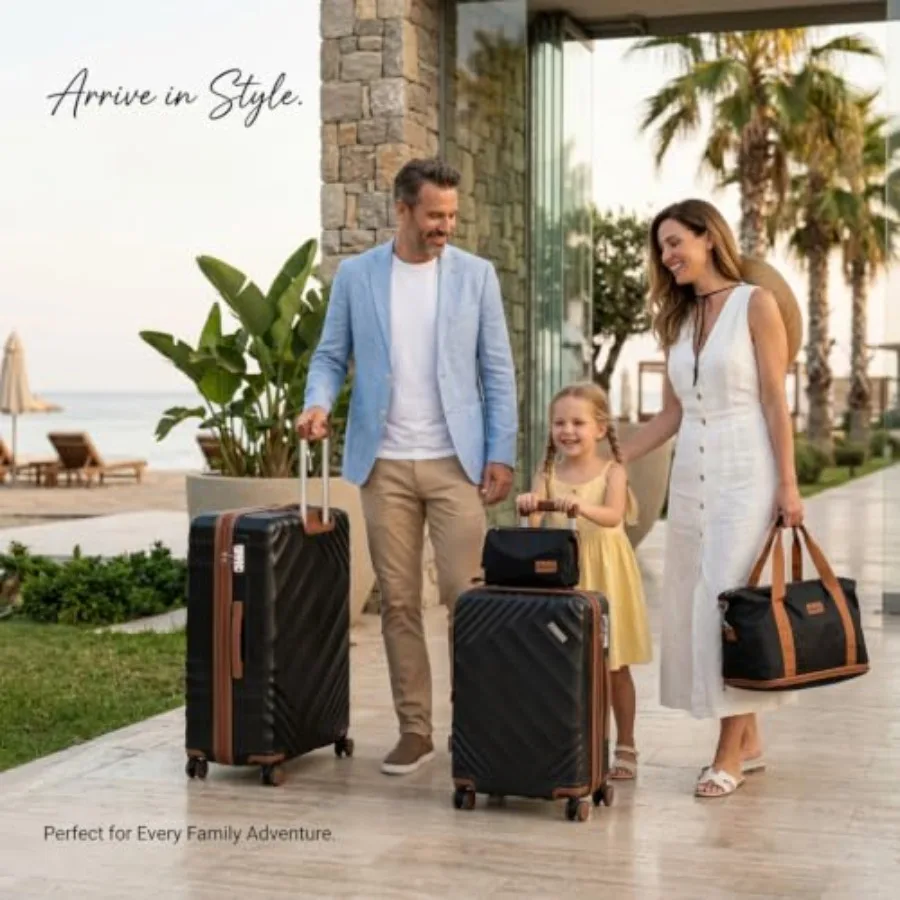 Ensemble de 5 valises rigides  - Expandable Hard Shell Luggage Set avis et prix
