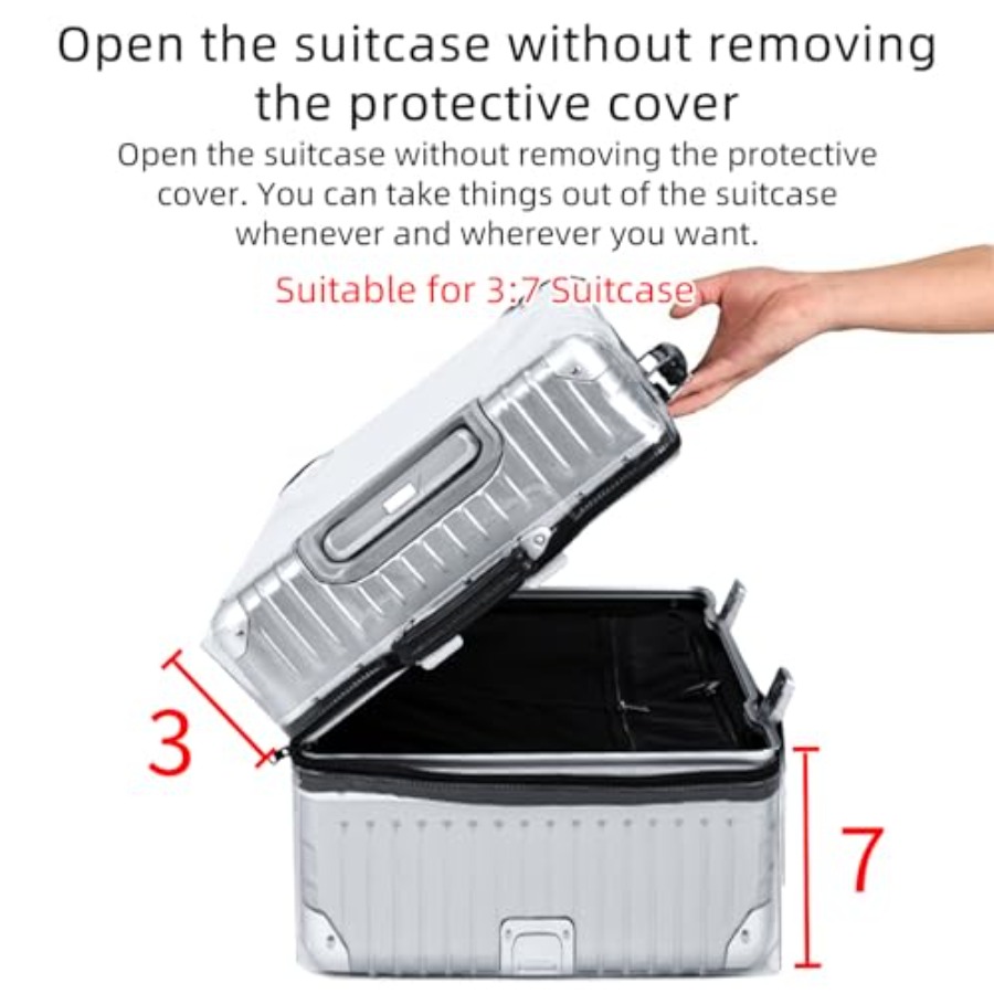 Housse de valise transparente  - Luggage Protective Cover Transparent avis et prix
