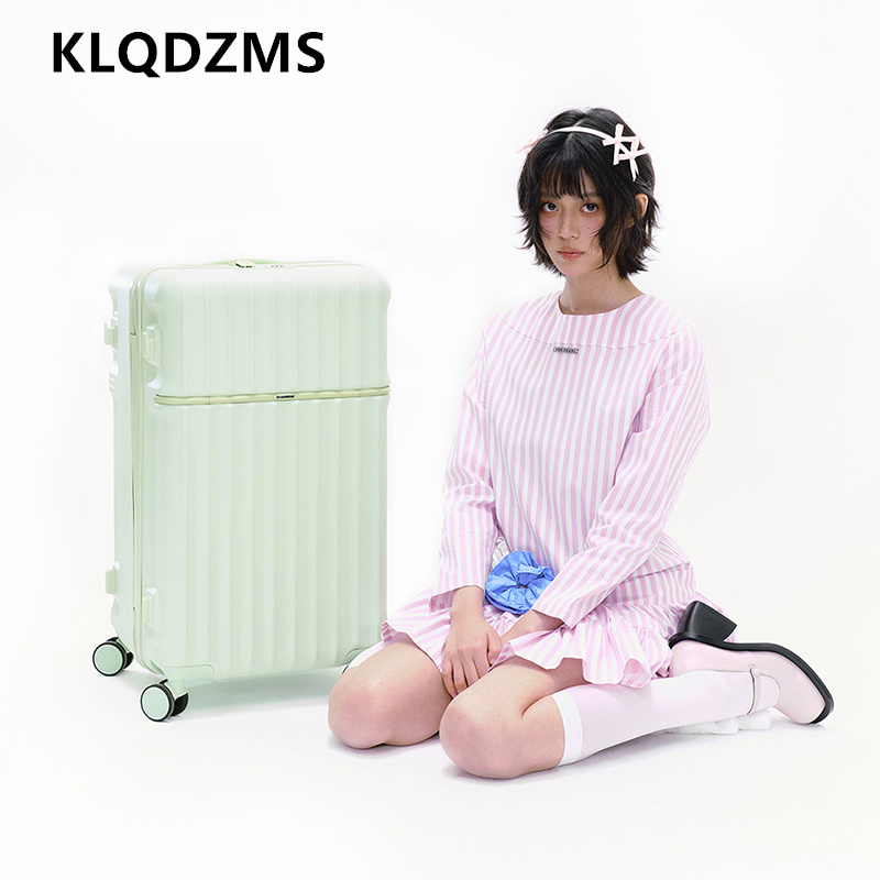 KLQDZMS valise à roulettes gra - Spinner Wheel Rolling Suitcase 20 Inch avis et prix