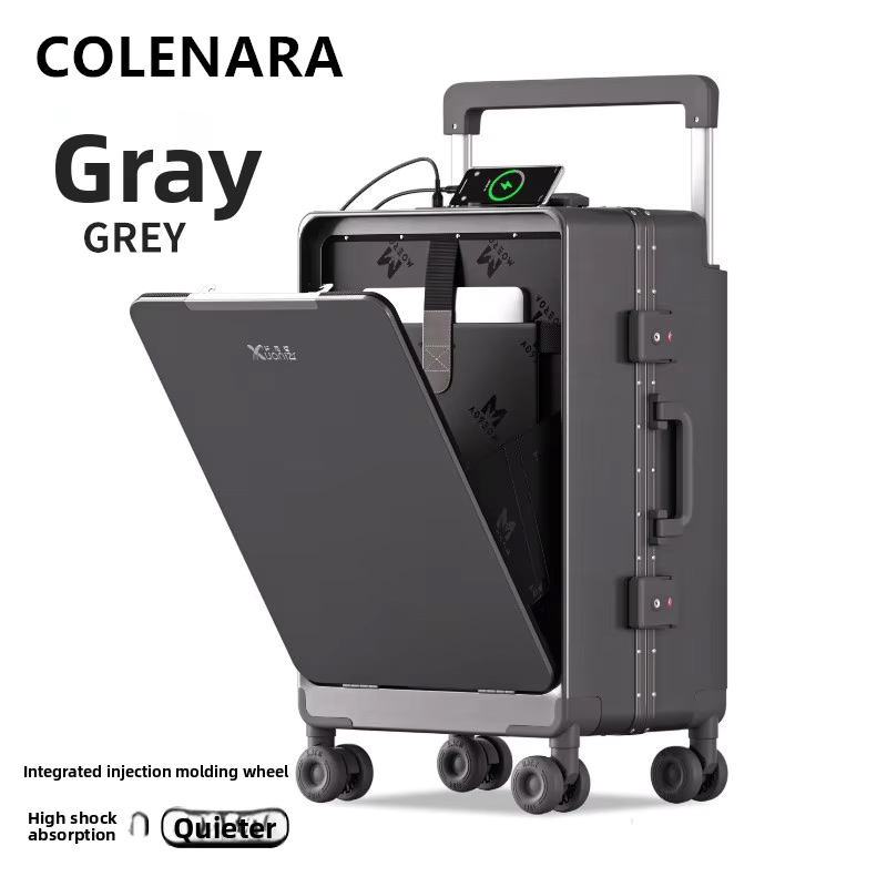 Valise COLENARA ABS+PC à ouver - Front Opening Laptop Luggage 24 Inch avis et prix
