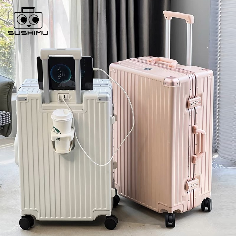 SUSHIMU bagage à main avec sup - Spinner Wheel Rolling Suitcase 20 Inch avis et prix