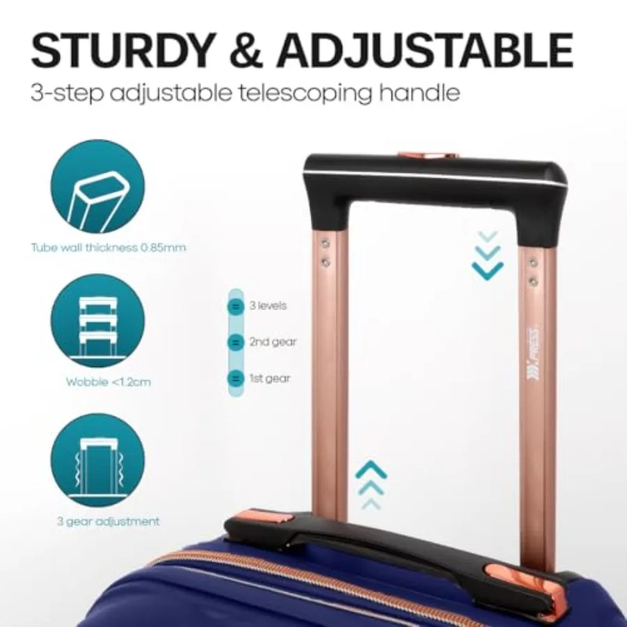 Ensemble de 2 valises de voyag - Expandable Hard Shell Luggage Set avis et prix