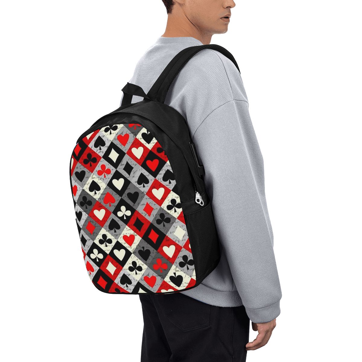 Sac à dos imprimé cartes à jou - Backpacks avis et prix
