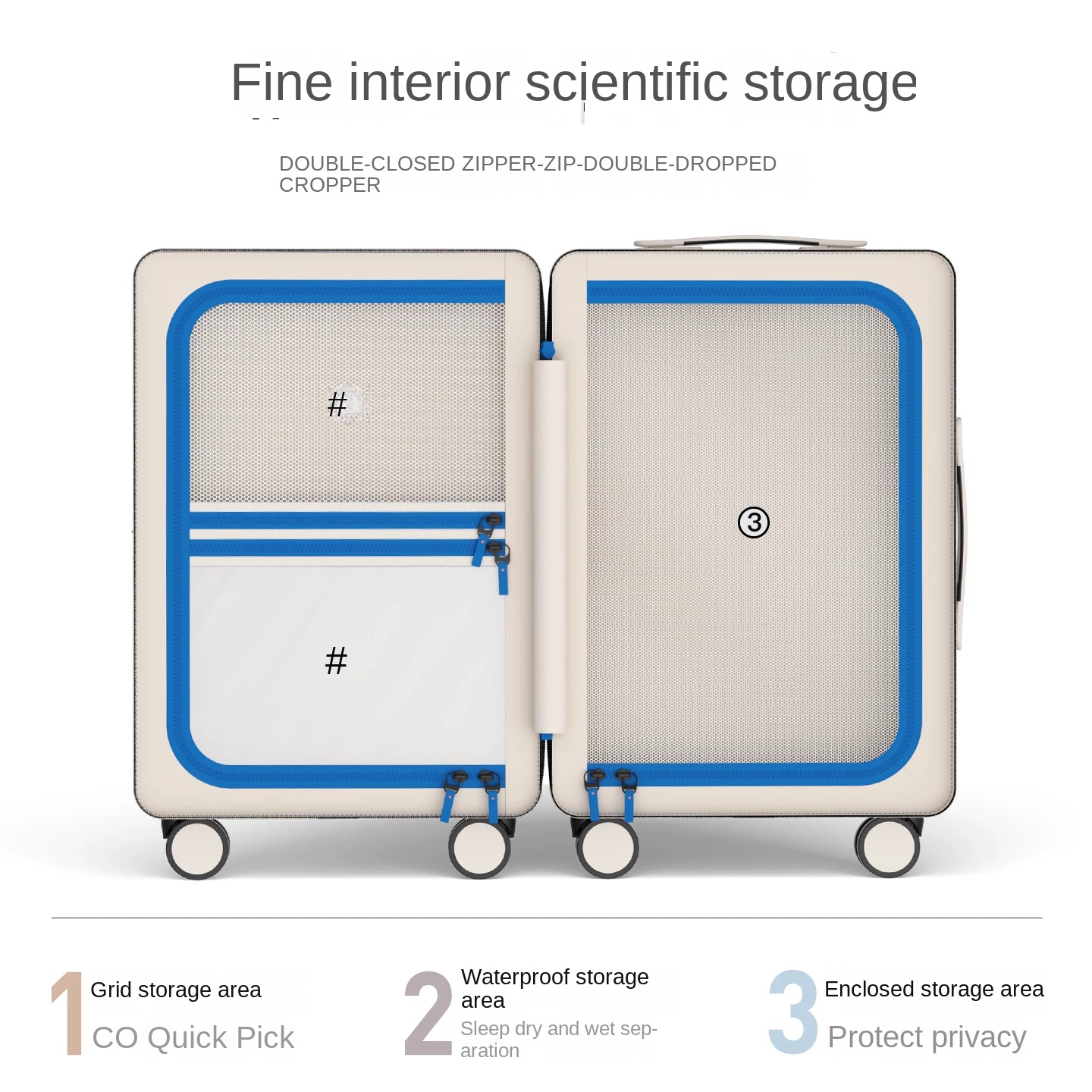 Valise à roulettes de 20 pouce - Cabin Size Lightweight Travel Trolley avis et prix