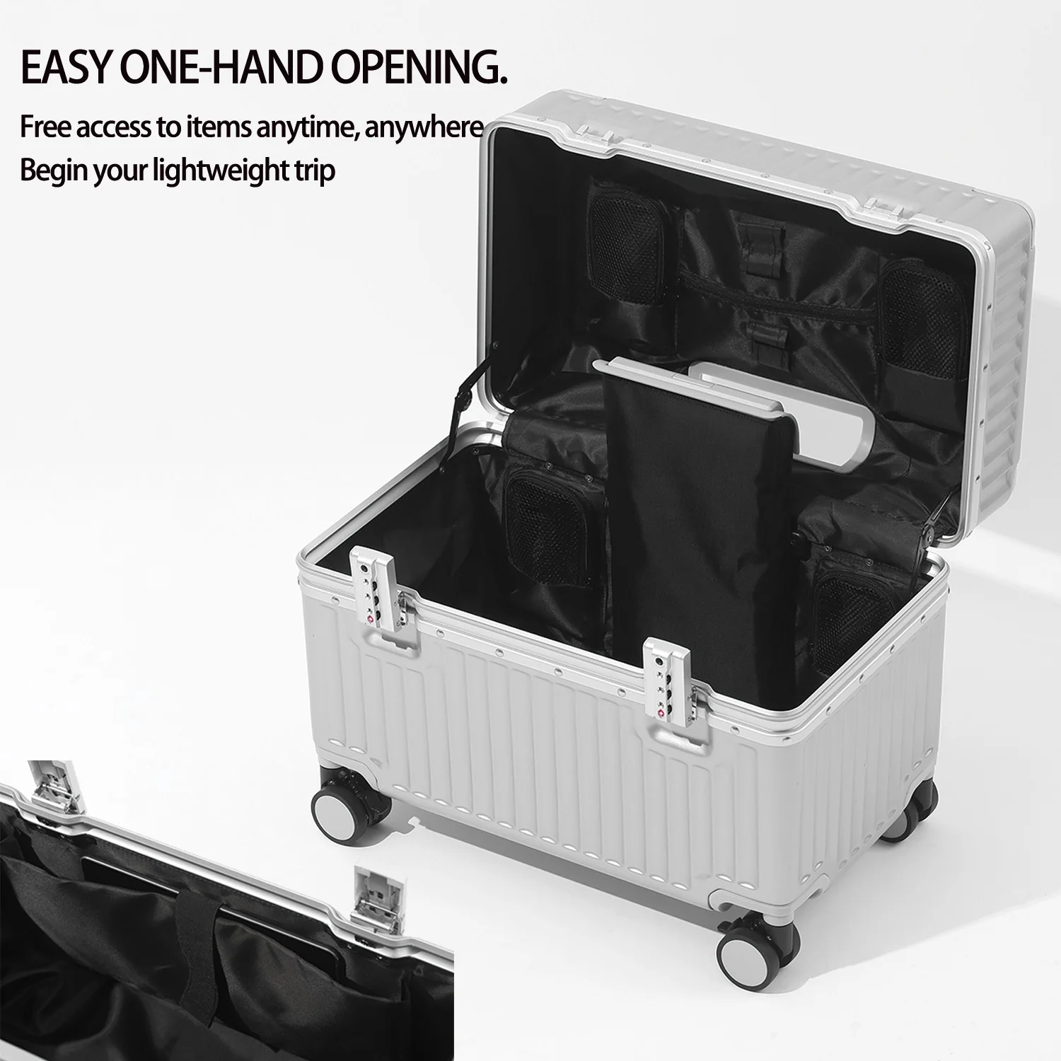 Valise à cadre en aluminium de - Aluminum Frame Carry On Luggage avis et prix