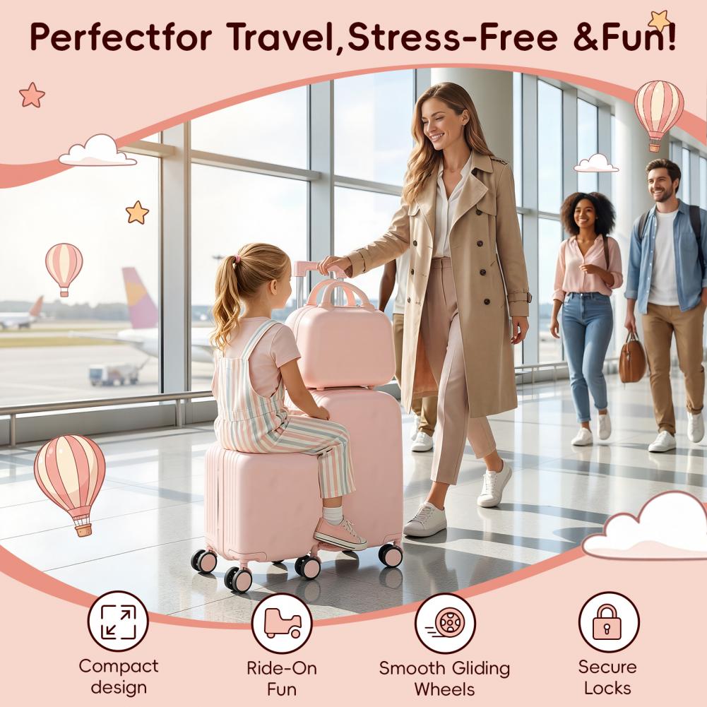 Scooter amusant de 20 pouces,  - Kids Ride On Suitcase Scooter avis et prix