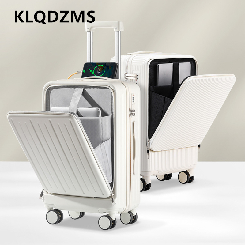KLQDZMS Valise de voyage à ouv - Front Opening Laptop Luggage 24 Inch avis et prix